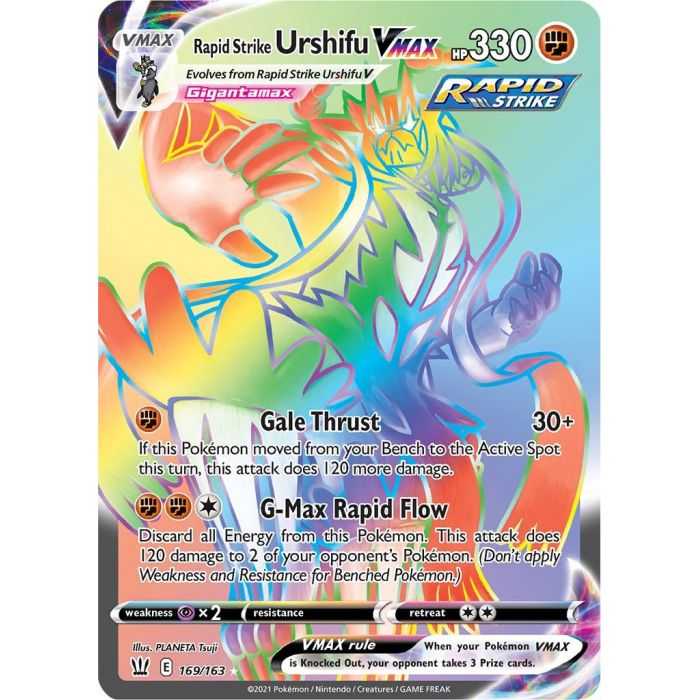 Rapid Strike Urshifu VMAX (Secret) – SS5 Battle Styles | Carta POKEMON en México