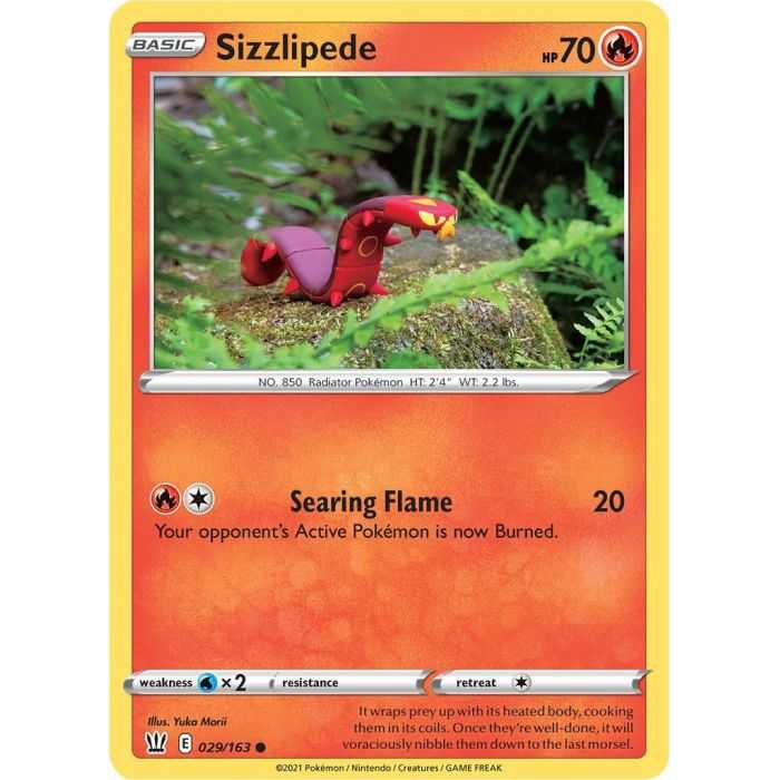 Sizzlipede - Reverse – SS5 Battle Styles | Carta POKEMON en México