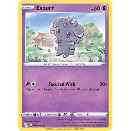 Espurr - Reverse – SS5 Battle Styles | Carta POKEMON en México