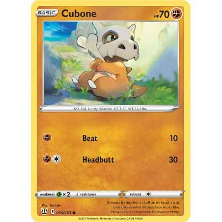 Cubone - Reverse – SS5 Battle Styles | Carta POKEMON en México