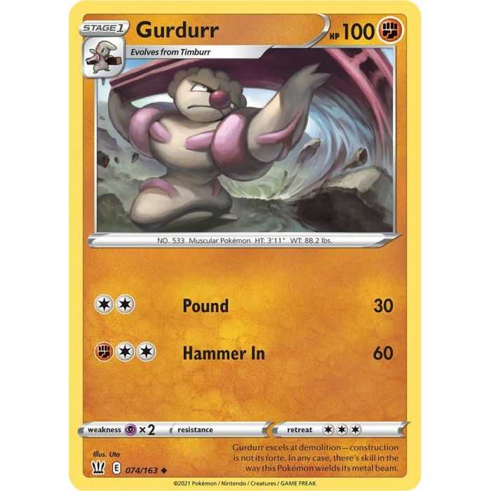 Gurdurr - Reverse – SS5 Battle Styles | Carta POKEMON en México