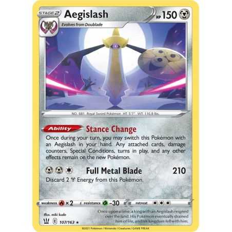 Aegislash - Reverse – SS5 Battle Styles | Carta POKEMON en México