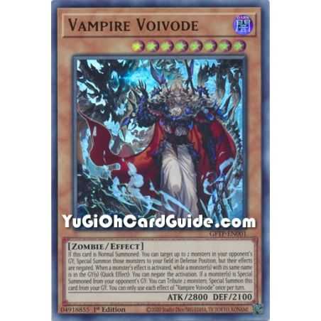 Vampire Voivode (Ultra Rare) – Ghost from the Past | Carta YUGIOH en México