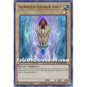 Sunseed Genius Loci (Ultra Rare) – Ghost from the Past | Carta YUGIOH en México
