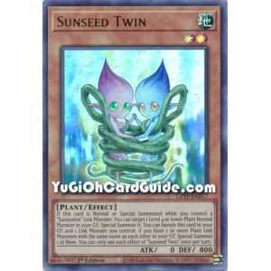 Sunseed Twin (Ultra Rare) – Ghost from the Past | Carta YUGIOH en México