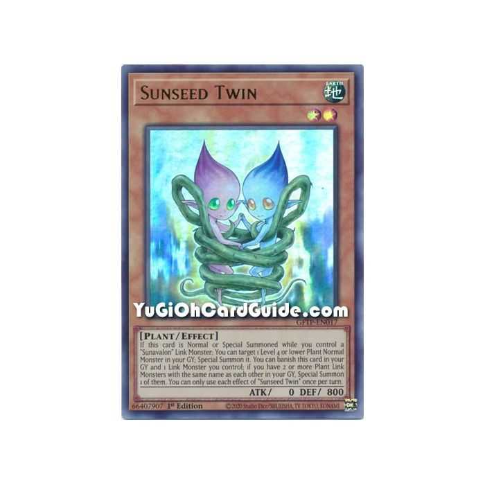 Sunseed Twin (Ultra Rare) – Ghost from the Past | Carta YUGIOH en México