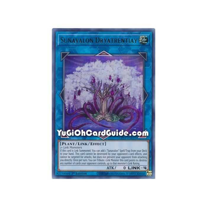 Sunavalon Dryatrentiay (Ultra Rare) – Ghost from the Past | Carta YUGIOH en México