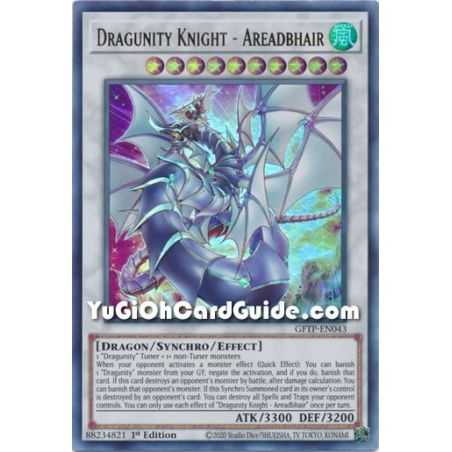 Dragunity Knight - Areadbhar (Ultra Rare) – Ghost from the Past | Carta YUGIOH en México