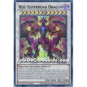 Red Supernova Dragon (Ultra Rare) – Ghost from the Past | Carta YUGIOH en México