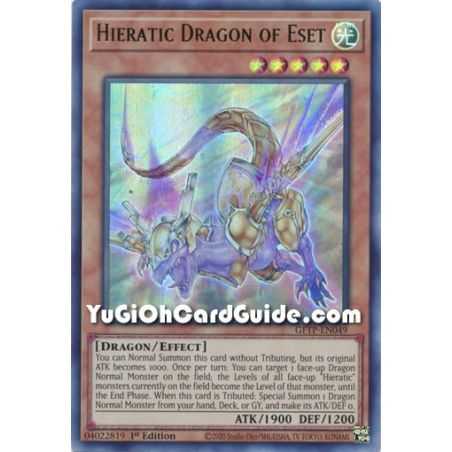 Hieratic Dragon of Eset (Ultra Rare) – Ghost from the Past | Carta YUGIOH en México