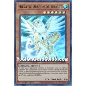 Hieratic Dragon of Tefnuit (Ultra Rare) – Ghost from the Past | Carta YUGIOH en México