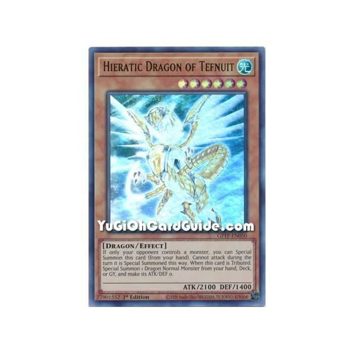Hieratic Dragon of Tefnuit (Ultra Rare) – Ghost from the Past | Carta YUGIOH en México