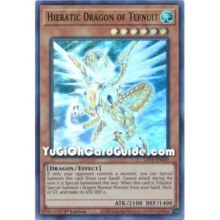 Hieratic Dragon of Tefnuit (Ultra Rare) – Ghost from the Past | Carta YUGIOH en México