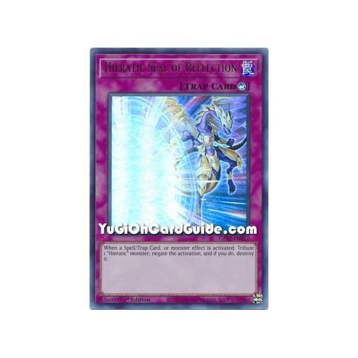 Hieratic Seal of Reflection (Ultra Rare) – Ghost from the Past | Carta YUGIOH en México