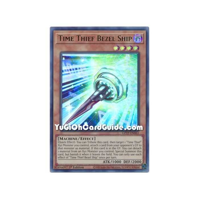 Time Thief Bezel Ship (Ultra Rare) – Ghost from the Past | Carta YUGIOH en México
