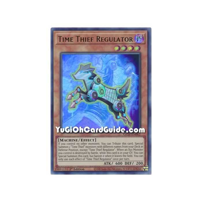 Time Thief Regulator (Ultra Rare) – Ghost from the Past | Carta YUGIOH en México