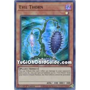 Evil Thorn (Ultra Rare) – Ghost from the Past | Carta YUGIOH en México