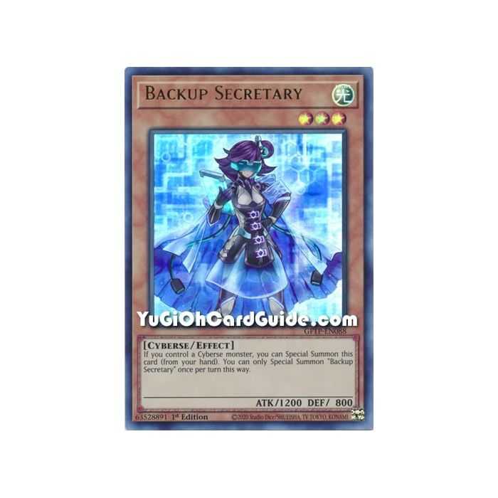 Backup Secretary (Ultra Rare) – Ghost from the Past | Carta YUGIOH en México