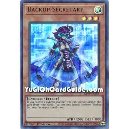 Backup Secretary (Ultra Rare) – Ghost from the Past | Carta YUGIOH en México