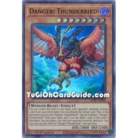 Danger! Thunderbird! (Ultra Rare) – Ghost from the Past | Carta YUGIOH en México