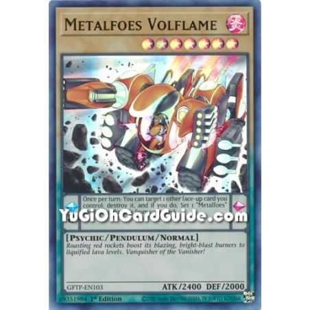 Metalfoes Volflame (Ultra Rare) – Ghost from the Past | Carta YUGIOH en México
