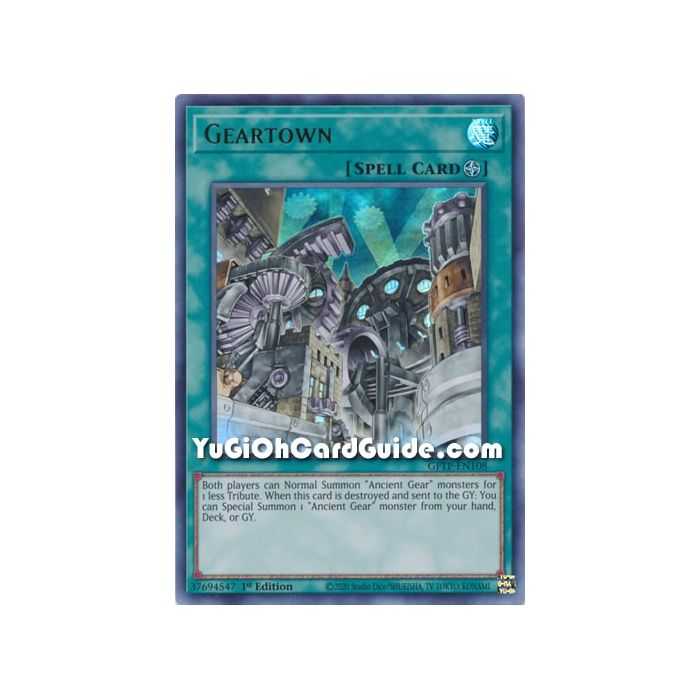 Geartown (Ultra Rare) – Ghost from the Past | Carta YUGIOH en México