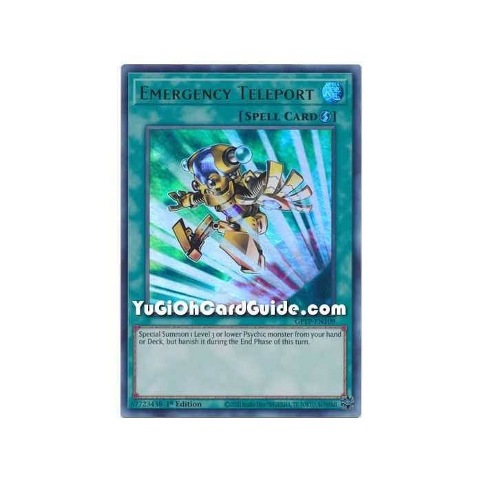 Emergency Teleport (Ultra Rare) – Ghost from the Past | Carta YUGIOH en México