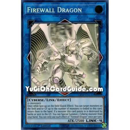 Firewall Dragon (Ghost Rare) – Ghost from the Past | Carta YUGIOH en México