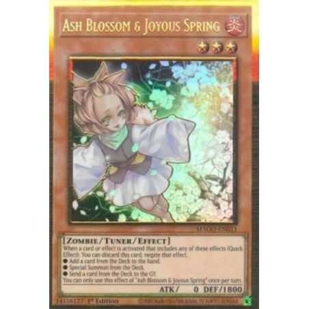 Ash Blossom & Joyous Spring (Premium Gold Rare) – Maximum Gold | Carta YUGIOH en México