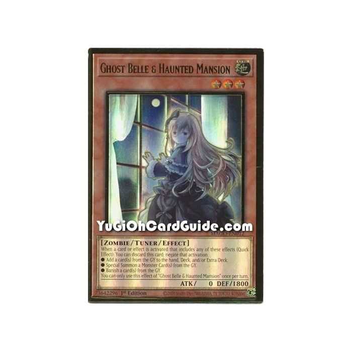 Ghost Belle & Haunted Mansion - Alternate Art (Premium Gold Rare) – Maximum Gold | Carta YUGIOH en México