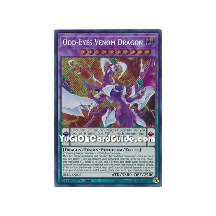 Odd-Eyes Venom Dragon (Secret Rare) – Battles of Legend Lights Revenge | Carta YUGIOH en México
