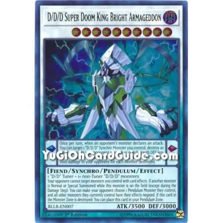 D/D/D Super Doom King Bright Armageddon (Ultra Rare) – Battles of Legend Lights Revenge | Carta YUGIOH en México