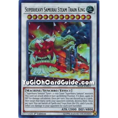 Superheavy Samurai Steam Train King (Ultra Rare) – Battles of Legend Lights Revenge | Carta YUGIOH en México