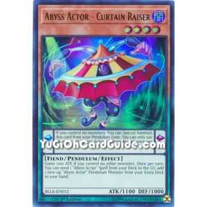 Abyss Actor - Curtain Raiser (Ultra Rare) – Battles of Legend Lights Revenge | Carta YUGIOH en México