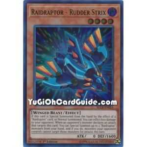 Raidraptor - Rudder Strix (Ultra Rare) – Battles of Legend Lights Revenge | Carta YUGIOH en México