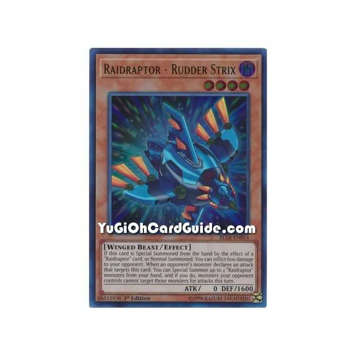 Raidraptor - Rudder Strix (Ultra Rare) – Battles of Legend Lights Revenge | Carta YUGIOH en México