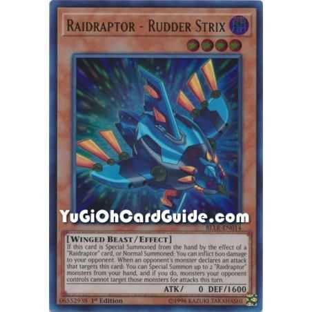 Raidraptor - Rudder Strix (Ultra Rare) – Battles of Legend Lights Revenge | Carta YUGIOH en México