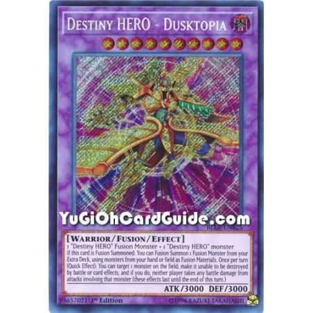 Destiny HERO - Dusktopia (Secret Rare) – Battles of Legend Lights Revenge | Carta YUGIOH en México