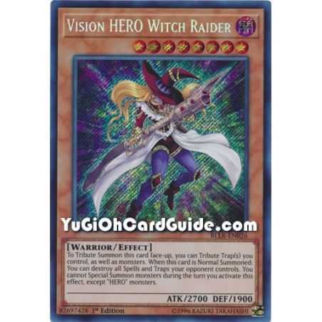 Vision HERO Witch Raider (Secret Rare) – Battles of Legend Lights Revenge | Carta YUGIOH en México