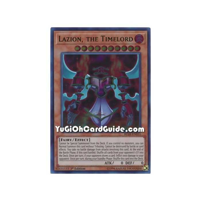 Lazion, the Timelord (Ultra Rare) – Battles of Legend Lights Revenge | Carta YUGIOH en México