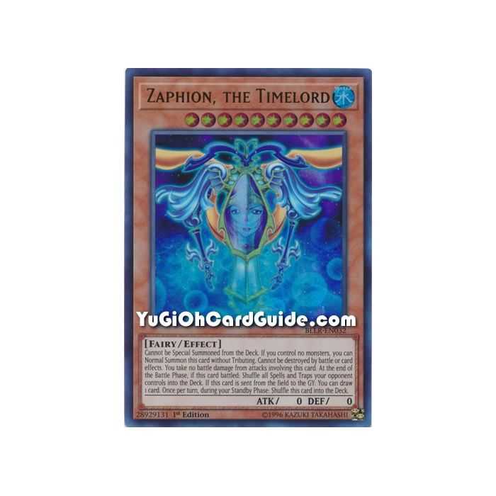 Zaphion, the Timelord (Ultra Rare) – Battles of Legend Lights Revenge | Carta YUGIOH en México