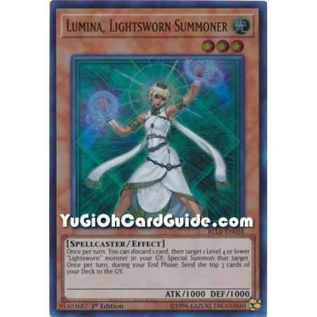 Lumina, Lightsworn Summoner (Ultra Rare) – Battles of Legend Lights Revenge | Carta YUGIOH en México