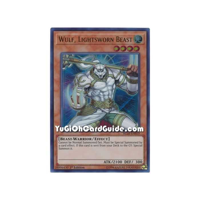 Wulf, Lightsworn Beast (Ultra Rare) – Battles of Legend Lights Revenge | Carta YUGIOH en México