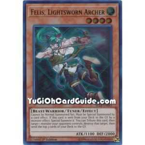 Felis, Lightsworn Archer (Ultra Rare) – Battles of Legend Lights Revenge | Carta YUGIOH en México