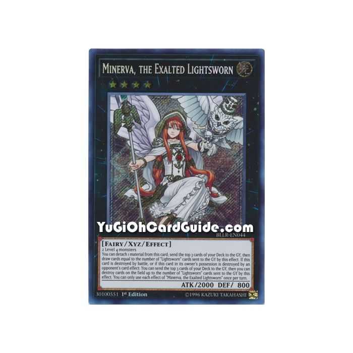 Minerva, the Exalted Lightsworn (Secret Rare) – Battles of Legend Lights Revenge | Carta YUGIOH en México