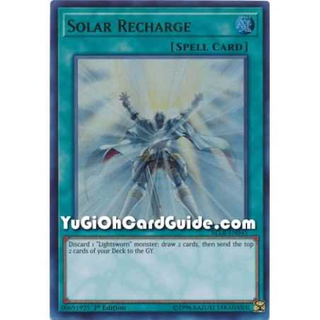 Solar Recharge (Ultra Rare) – Battles of Legend Lights Revenge | Carta YUGIOH en México