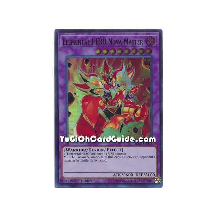 Elemental HERO Nova Master (Ultra Rare) – Battles of Legend Lights Revenge | Carta YUGIOH en México
