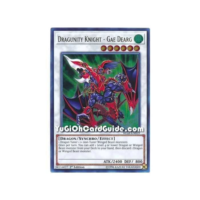 Dragunity Knight - Gae Dearg (Ultra Rare) – Battles of Legend Lights Revenge | Carta YUGIOH en México