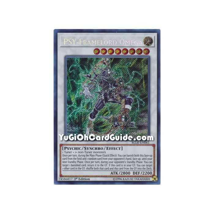 PSY-Framelord Omega (Secret Rare) – Battles of Legend Lights Revenge | Carta YUGIOH en México