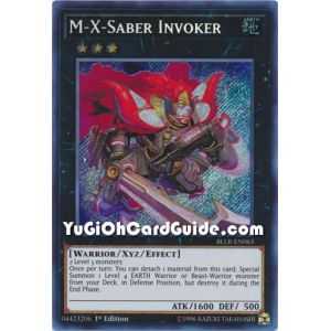 M-X-Saber Invoker (Secret Rare) – Battles of Legend Lights Revenge | Carta YUGIOH en México